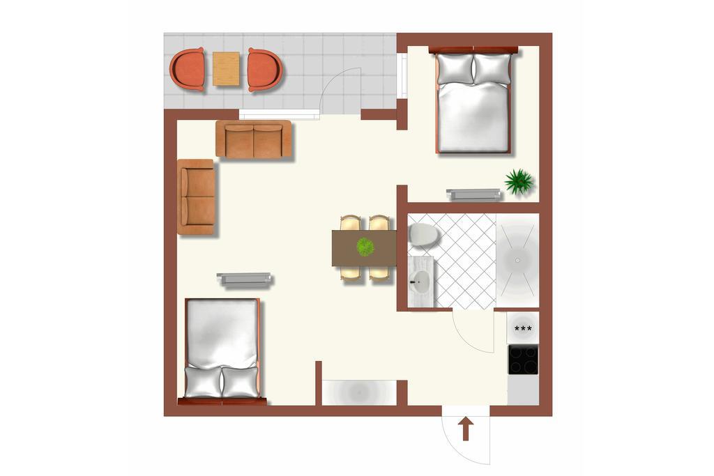 Deluxe Apartment Viyana Oda fotoğraf